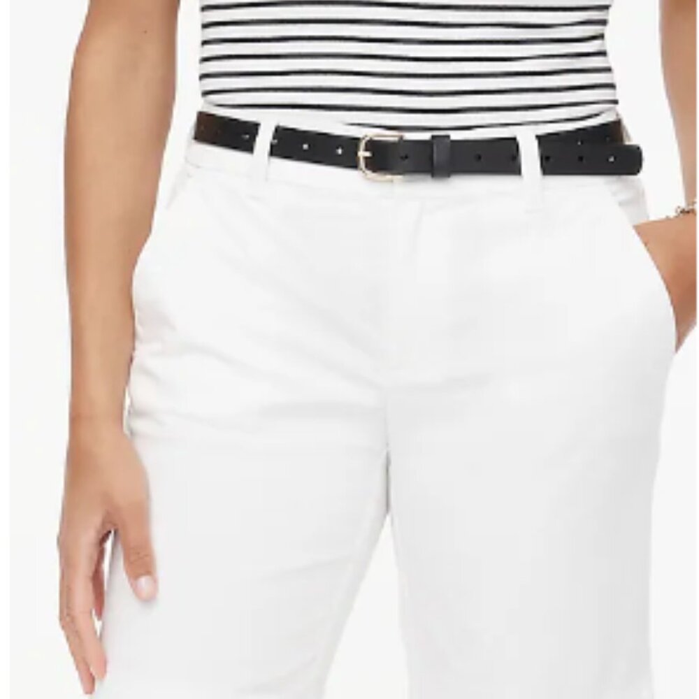 J.Crew 9" Frankie Bermuda Chino Short-White - Picture 2 of 12